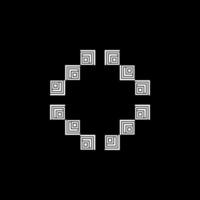 symbole plat simple moderne abstrait vecteur