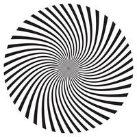 étoile, élément rond, rayons de demi-teintes isolés sur fond blanc. logo noir. Forme géométrique. vecteur