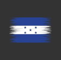 coup de pinceau du drapeau du honduras, drapeau national vecteur