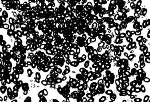 modèle vectoriel noir et blanc avec des cercles.