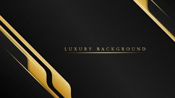 concept de fond de luxe élégant avec texture noir et or. illustration créative pour l'attribution, la cérémonie, l'affiche, le web, la couverture, l'annonce, la salutation, la carte et la promotion vecteur
