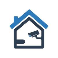 icône de caméra de sécurité à domicile, symbole de caméra de sécurité pour votre site Web, logo, application, conception d'interface utilisateur vecteur