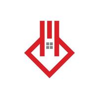 logo immobilier moderne vecteur