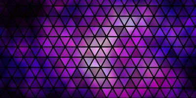 fond de vecteur violet foncé avec des triangles.