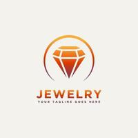 conception d'illustration de logo premium bijoux vecteur