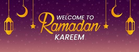 conception gratuite de fond de ramadan kareem vecteur