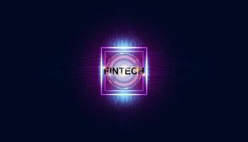 technologie financière abstraite dans un système en ligne composé de diverses transactions financières numériques en ligne sur internet vecteur