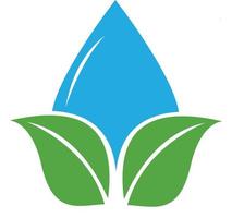 goutte d'eau logo icône illustration vectorielle vecteur