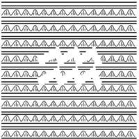 illustration vectorielle de signe du zodiaque, dessin au trait d'espace négatif, vecteur