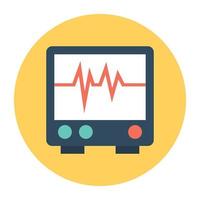 concepts de machine ecg vecteur