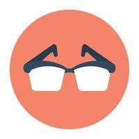 concepts de lunettes à la mode vecteur