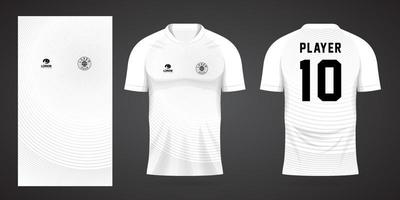 modèle de conception de maillot de sport vecteur