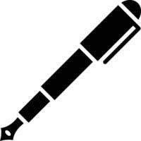 style d'icône de stylo plume vecteur
