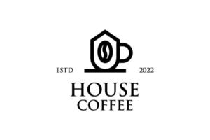 vecteur de conception de logo de café