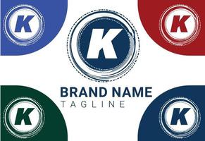 lettre k nouveau logo et création d'icônes vecteur