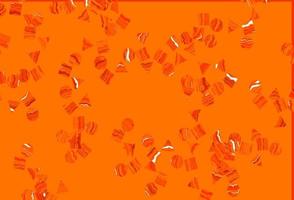 texture vecteur orange clair dans un style poly avec des cercles, des cubes.