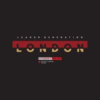 typographie d'illustration de londres. parfait pour la conception de t-shirt vecteur