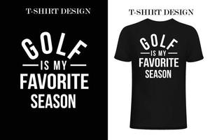 conception de t-shirt de golf. conception de t-shirt vintage de golf. conception de t-shirt de citations de golf. vecteur