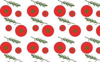 motif de légumes. tomate. vue de dessus de style simple de récolte d'automne. illustration vectorielle vecteur