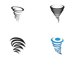 Illustration vectorielle de tornade symbole vecteur