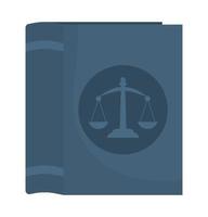 livre de justice vecteur