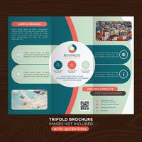 Brochure Trifold Business Fold vecteur