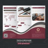 Brochure Trifold Business Fold vecteur
