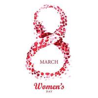 fond de carte concept happy womens day 8mars vecteur