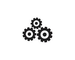 Icône de vecteur Gear Logo Template