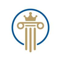 création de logo de cabinet d'avocats vecteur