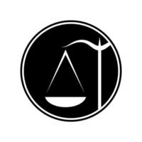 création de logo de cabinet d'avocats vecteur