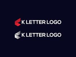 lettre k logo vecteur