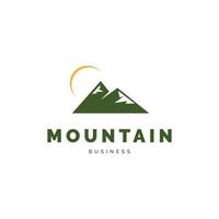 inspiration de conception de logo icône montagne vecteur