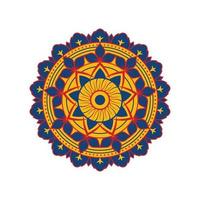 mandala. éléments décoratifs d'époque. motif oriental, illustration vectorielle vecteur