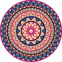 mandala de fleurs. éléments décoratifs d'époque. vecteur en illustration