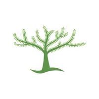 logo arbre vectoriel abstrait