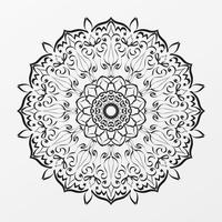 mandala dessiné à la main. décoration en ornement de doodle oriental ethnique. vecteur