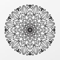 mandala dessiné à la main. décoration en ornement de doodle oriental ethnique. vecteur