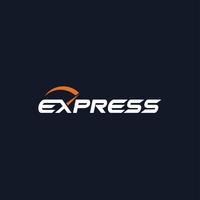 Creative express Modèles de conception de concept de logo vecteur