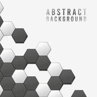 fond abstrait forme géométrique hexagonale vecteur