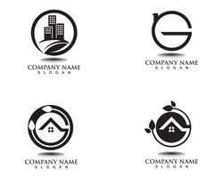 modèle de logos maison et maison
