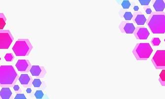 fond abstrait forme géométrique hexagonale vecteur