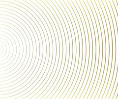 motif de cercle luxueux en or avec des lignes de vagues dorées. abstrait, illustration vectorielle vecteur