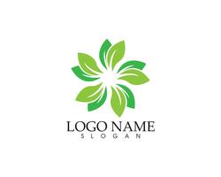 Modèle de logo et symbole icône vecteur écologie