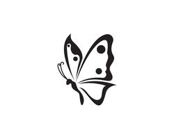 Papillon conceptuel simple, icône colorée. Logo. Illustration vectorielle