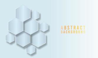 fond abstrait forme géométrique hexagonale vecteur