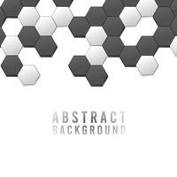 fond abstrait forme géométrique hexagonale vecteur