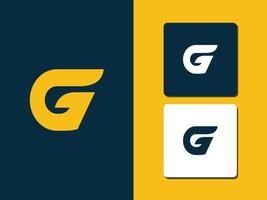 lettre g logo concept vecteur gratuit