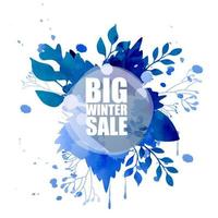 grande vente d'hiver background.vector illustration vecteur