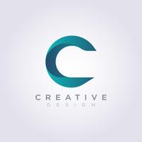 Lettre C Vector Illustration Design Clipart Logo Logo Template